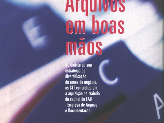 Arquivos em boas mãos