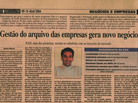 Gestão de arquivo das empresas gera novo negócio