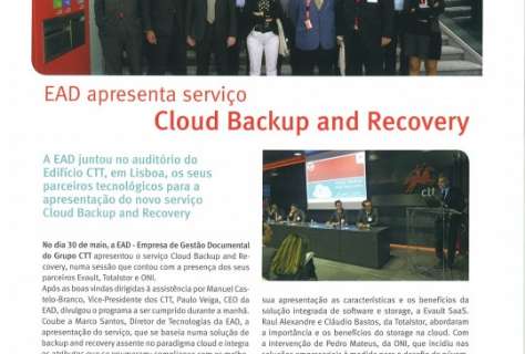 EAD apresenta serviço Cloud Backup and Recovery