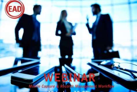 WEBINAR – Mobile Capture & Records Management Workflow – 15 junho, 15:00h