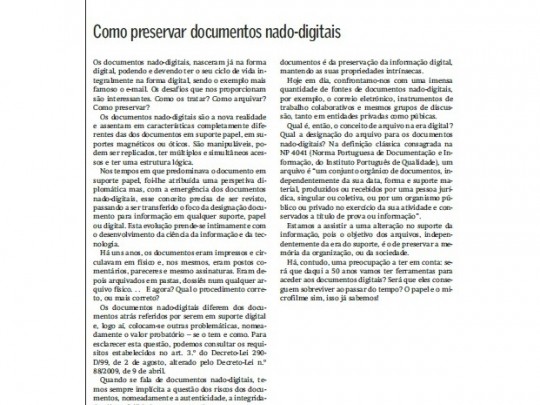 Como preservar documentos nado-digitais