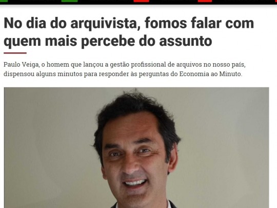 No dia do arquivista, fomos falar com quem mais percebe do assunto