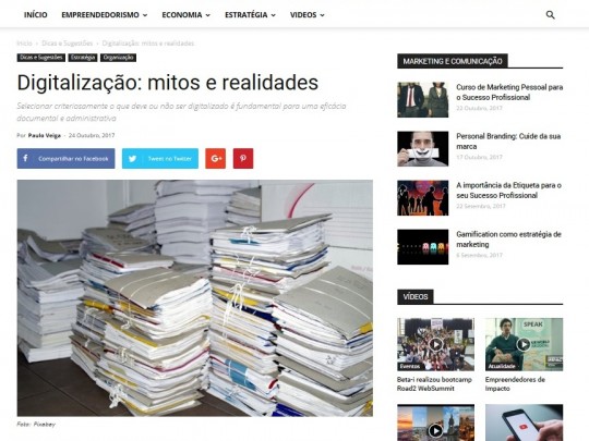 Digitalização: mitos e realidades