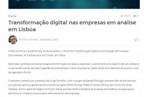 Transformação digital nas empresas em análise em Lisboa