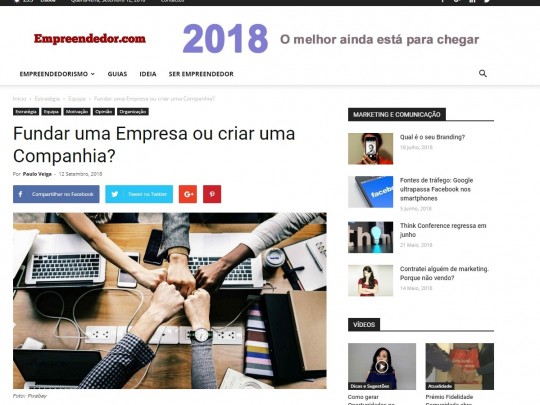 Fundar uma Empresa ou criar uma Companhia?