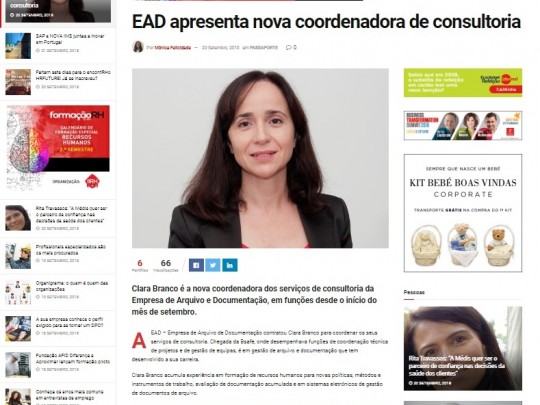 EAD apresenta nova coordenadora de consultoria