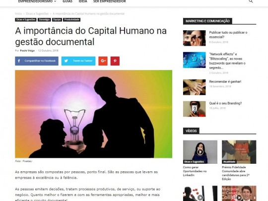 A importância do Capital Humano na gestão documental