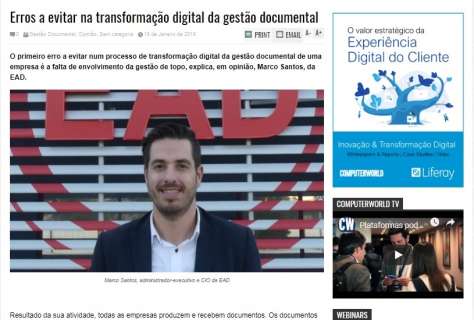 Erros a evitar na transformação digital da gestão documental