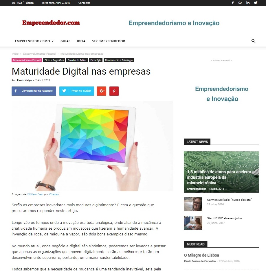 Maturidade Digital nas empresas