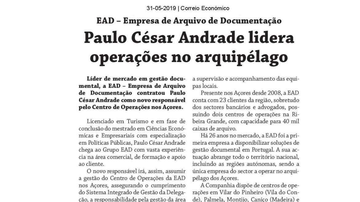 Paulo César Andrade lidera operações no arquipélago