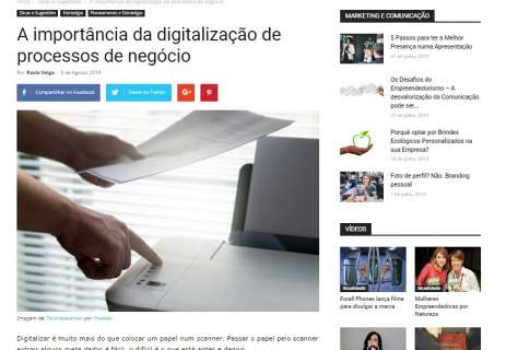 A importância da digitalização de processos de negócio