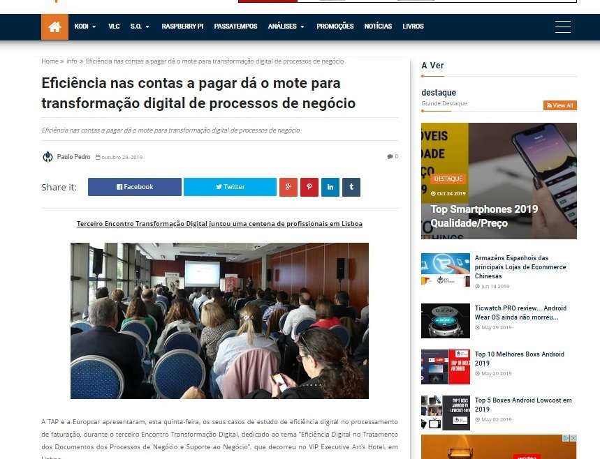 Eficiência nas contas a pagar dá o mote para transformação digital de processos de negócio