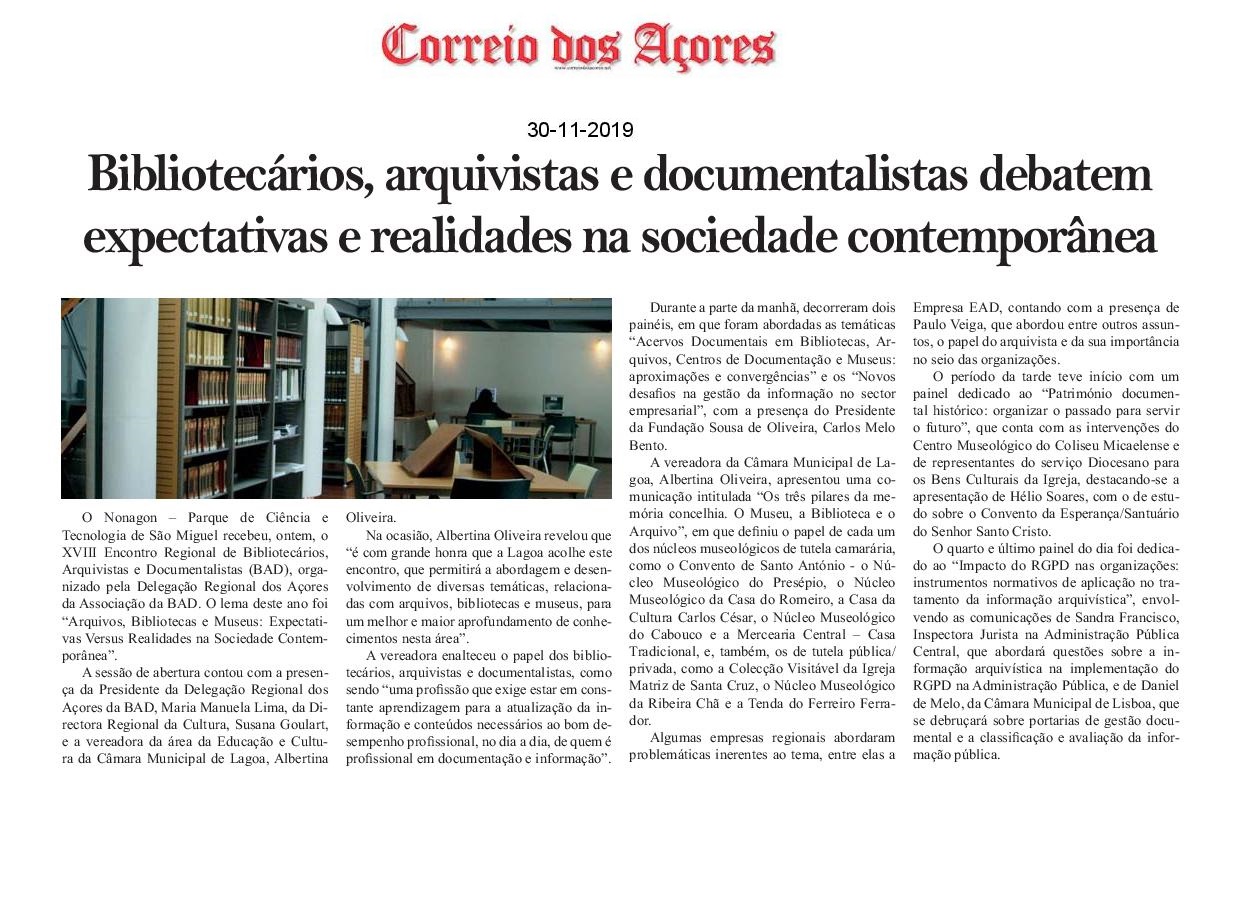 Bibliotecários, arquivistas e documentalistas debatem expectativas e realidades na sociedade contemporânea