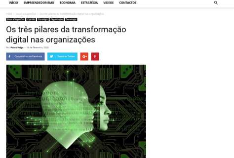 Os três pilares da transformação digital nas organizações