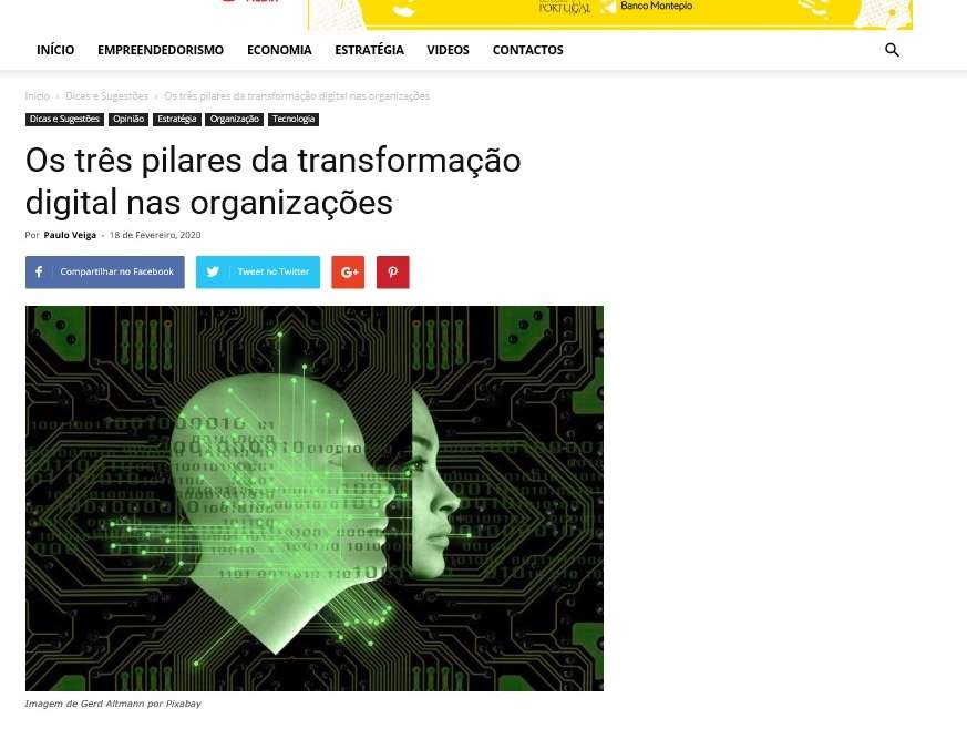 Os três pilares da transformação digital nas organizações