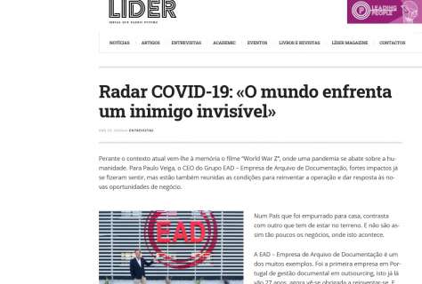 Radar COVID-19: «O mundo enfrenta um inimigo invisível»