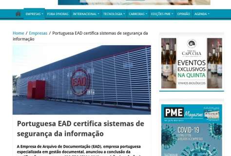 Portuguesa EAD certifica sistemas de segurança da informação