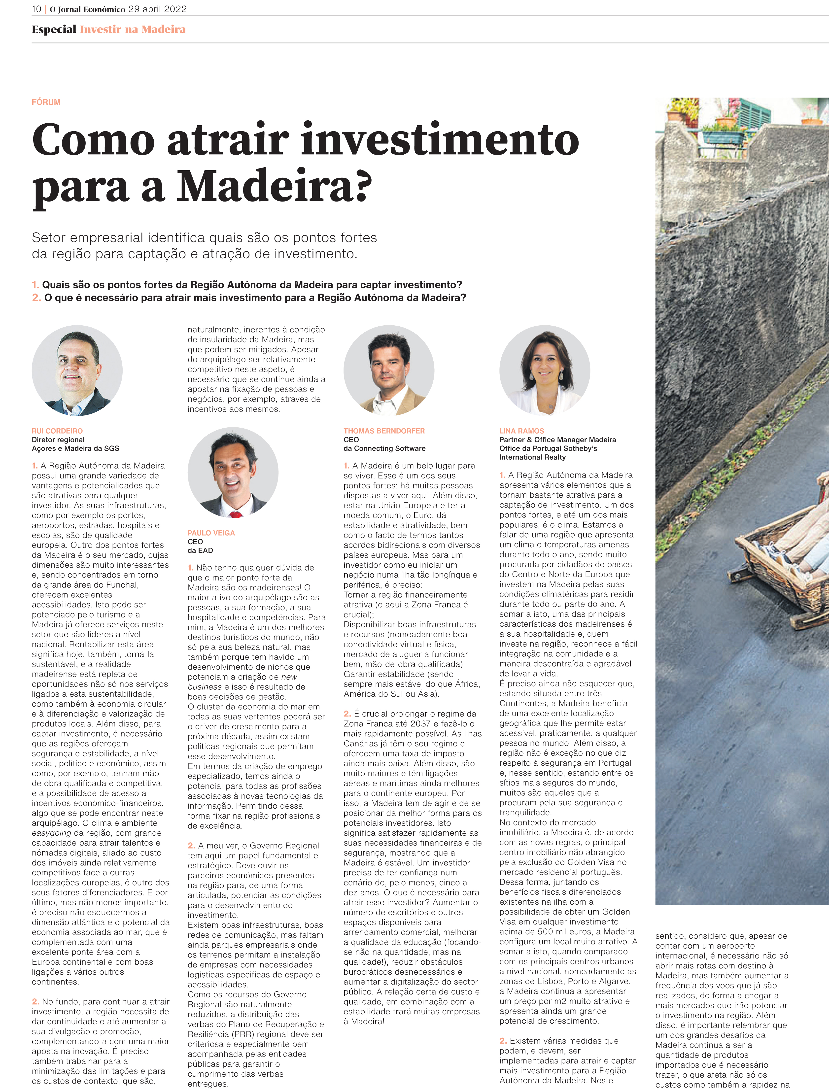 Como atrair investimento para a Madeira?