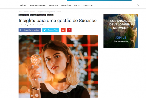 Insights para uma gestão de Sucesso