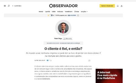 O cliente é Rei, e então?