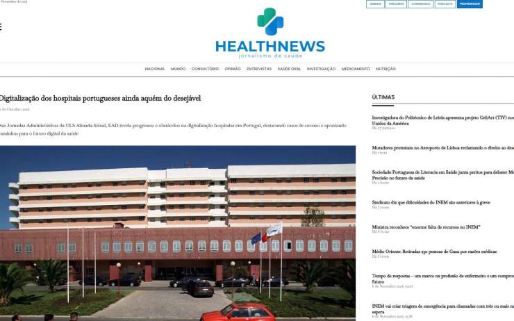 Digitalização dos hospitais portugueses ainda aquém do desejável