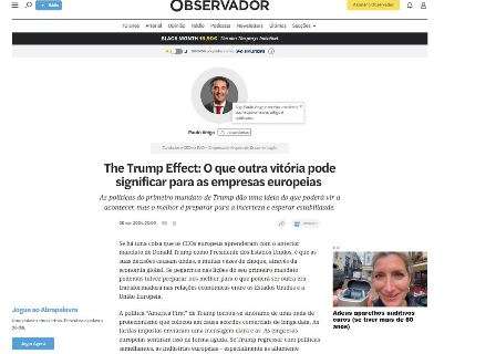 The Trump Effect: O que outra vitória pode significar para as empresas europeias