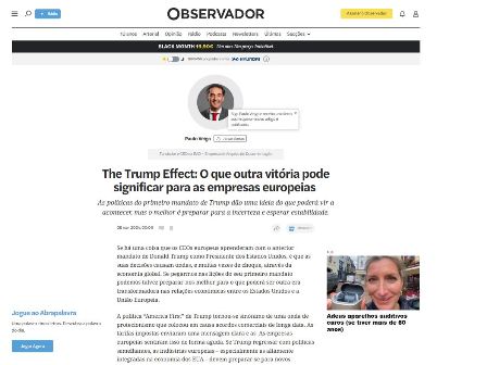 The Trump Effect: O que outra vitória pode significar para as empresas europeias